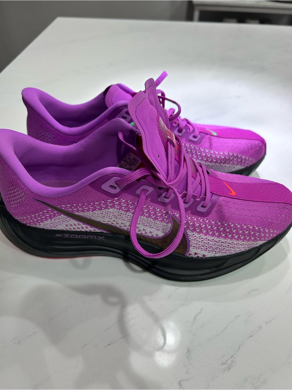 Nike Women’s Purple Pegasus Faith Running Shoes - Picture 3 of 6